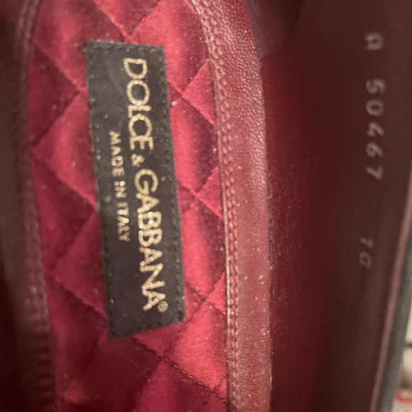 Dolce Gabbana Velvet Slippers